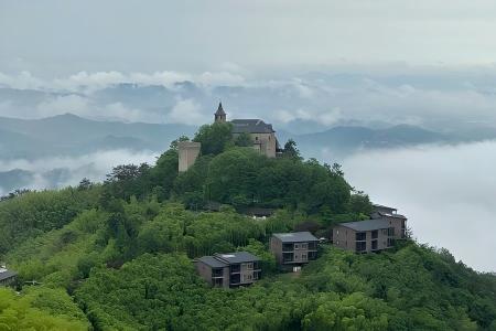 Moganshan Hilltop Villa and Castle Cloud Sea Sightseeing Moganshan Hilltop Castle Resort Above Sea of Clouds Mountain Getaway Tour From Hangzhou