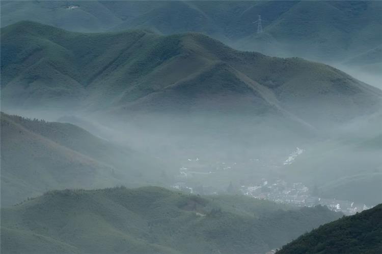 Moganshan in Deqing showing rolling green mountains and natural mountain-side