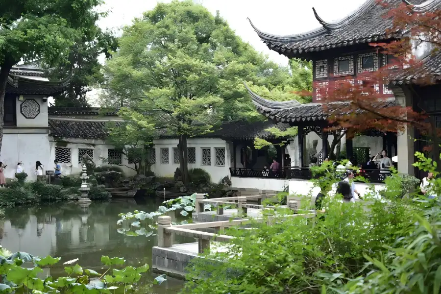 Ming and Qing-style private Lingering Garden, a top four Chinese classical garden blending delicate halls, mini mountain rockeries and lotus ponds