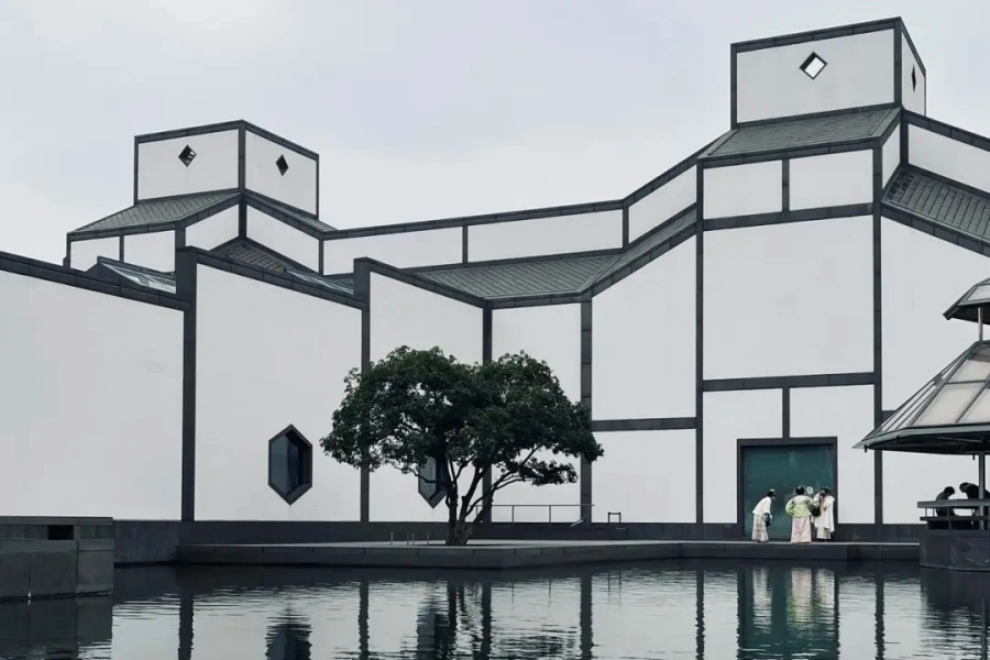 Suzhou Museum Classical Suzhou-style architecture designed by I.M.Pei