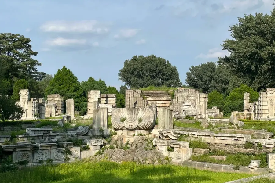 Old Summer Palace Historic ruins of the grand imperial garden