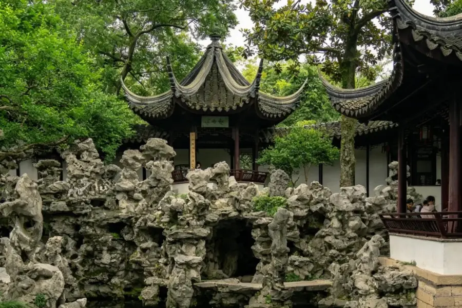 Lion Grove Garden Suzhou Famous Suzhou classical garden featured with exquisite rock labyrinths