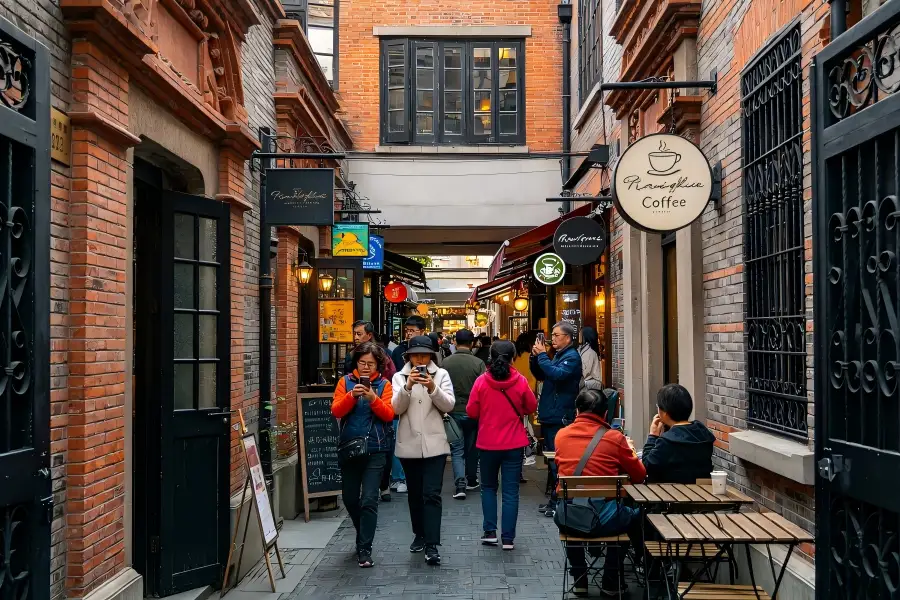 Tianzifang, labyrinth?like shikumen alley district blending residential vibe, art studios and boutique stores in Shanghai former French Concession