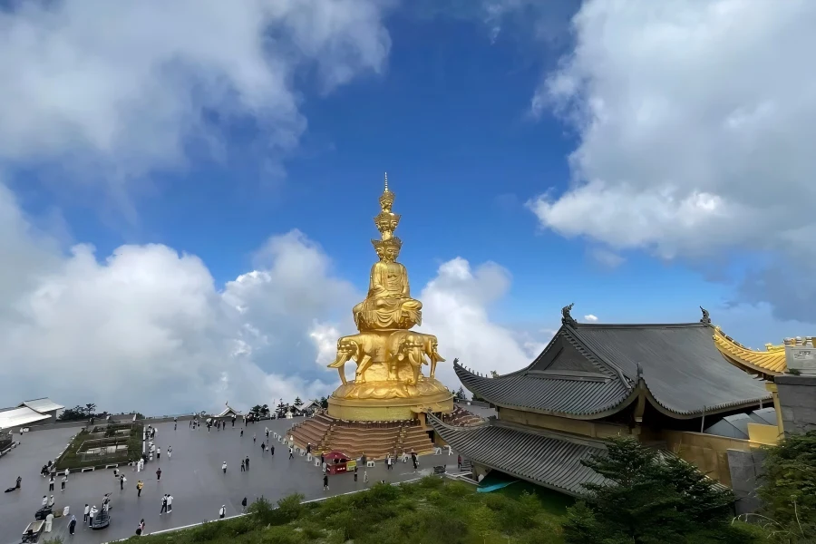 Mount Emei,Emeishan Mount Emei, sacred Buddhist mountain in Sichuan