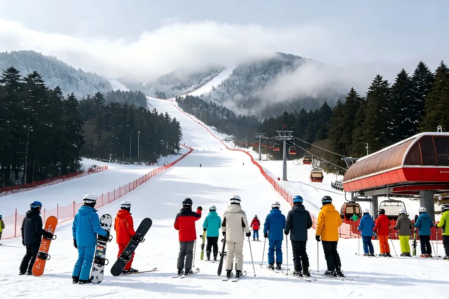 Xiling Snow Mountain Ski,Chengdu Skiing experience at Xiling Snow Mountain ski resort