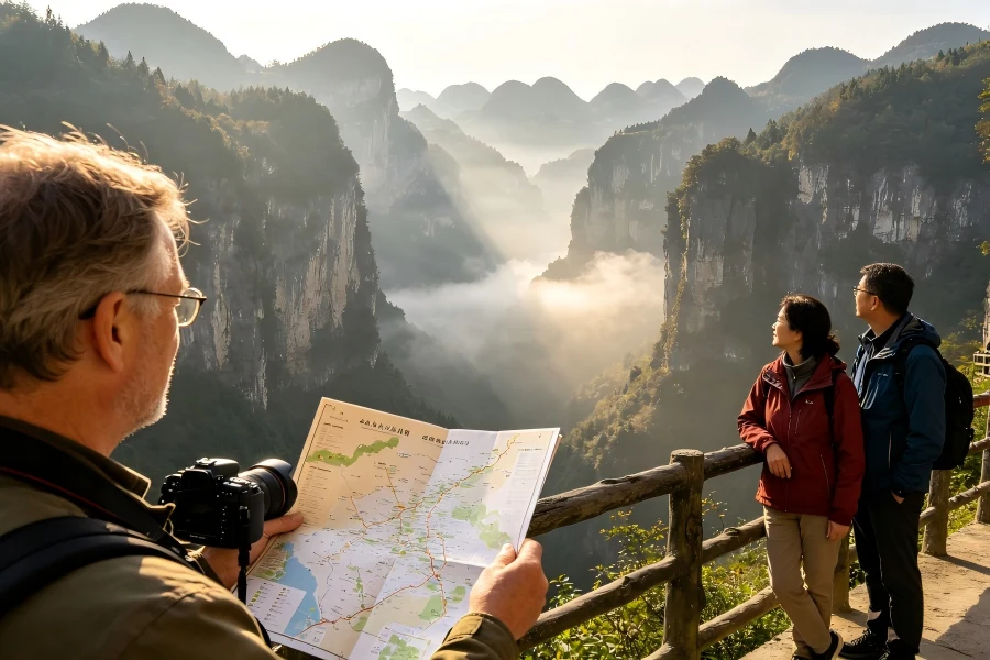Wulong Karst Scenic Area,Chongqing Wulong Karst Scenic Area, world?natural?heritage karst landforms in Chongqing