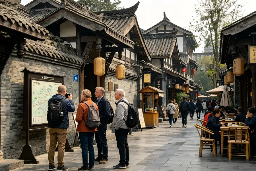 Wide and Narrow Alleys in Chengdu uncovering well?preserved Qing?dynasty quadrangle courtyards amid lively folk?culture pedestrian lanes