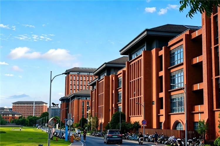 Zhejiang University campus street scenery