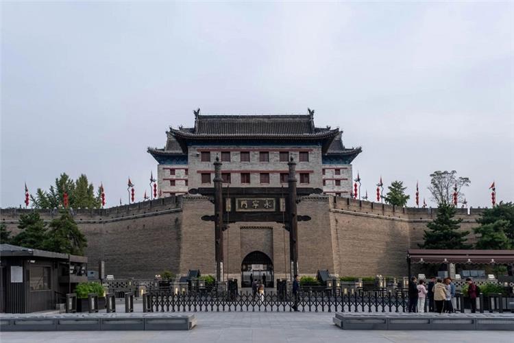 Xian Yongning Gate Yongning Gate of Xian ancient city wall