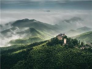 Moganshan in Deqing showing Ludangdang Park,Sword Pool and Wuling-Village