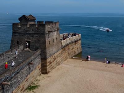 Laolongtou Great Wall The Only Section Of Great Wall Meeting The Sea Shanhaiguan Coastal Scenic View