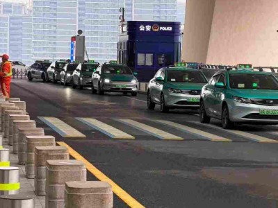 Hangzhou taxi waiting lane