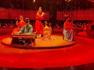 Southern Song traditional music performance at palace banquet