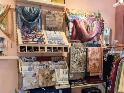 Variety of Printed Silk Scarves