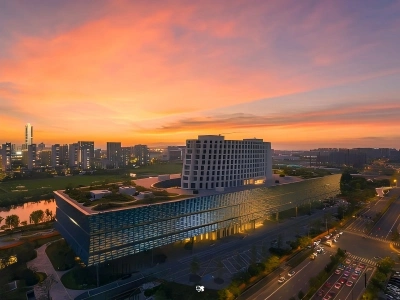 Grand Canal Museum Hangzhou Sunset View