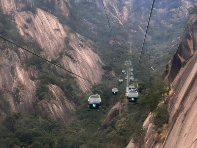 Cable Car in Huangshan Mountain Cable Car in Huangshan Mountain
