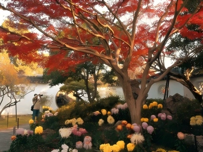 Autumn Scene in Suzhou Classical Garden Autumn Scene in Suzhou Classical Garden