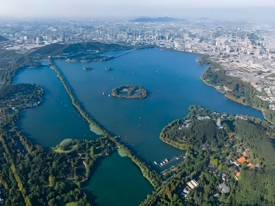Panoramic View of West Lake Hangzhou