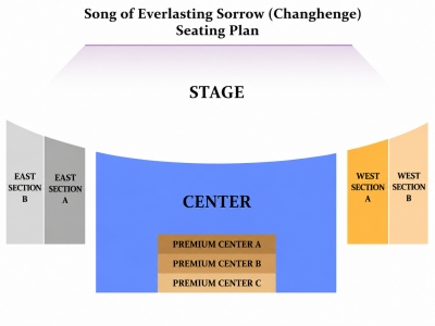Seating Map of Song of Everlasting Sorrow Seating Map of Song of Everlasting Sorrow
