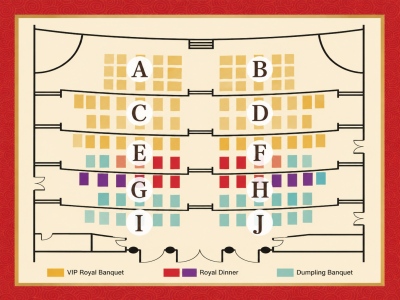 Seating Map of Tang Dynasty Show Seating Map of Tang Dynasty Show