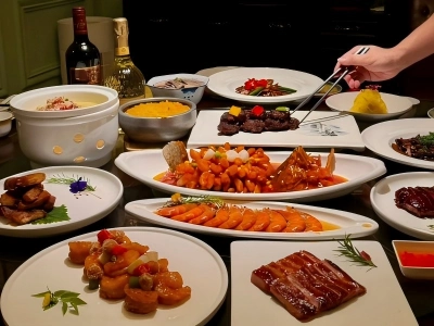 Full Set Banquet Dishes at Renheguan Shanghainese Cuisine