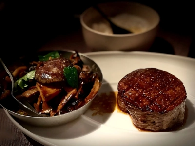 Beef Tournedos at Mr & Mrs Bund French Restaurant Shanghai Beef Tournedos at Mr & Mrs Bund French Restaurant Shanghai