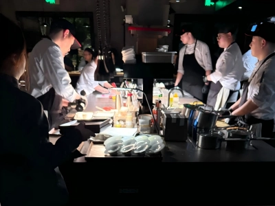 Open Kitchen at The Taian Table Shanghai