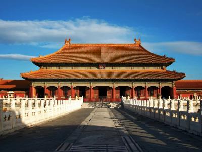 The Forbidden City under the sunlight