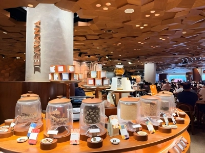 Interior of Starbucks Reserve Roastery Shanghai