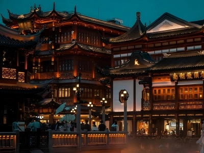 Yu Garden Shanghai Night Scene Yu Garden Shanghai Night Scene