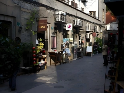 Tianzifang art alley Shanghai