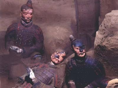 The Terracotta Army as it was when it was first discovered The Terracotta Army as it was when it was first discovered