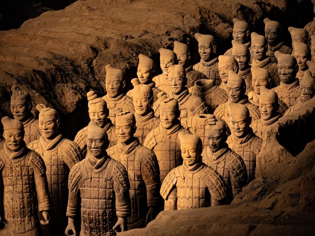 Terracotta Warriors at the Qin Shi Huang Mausoleum in Xi'an
