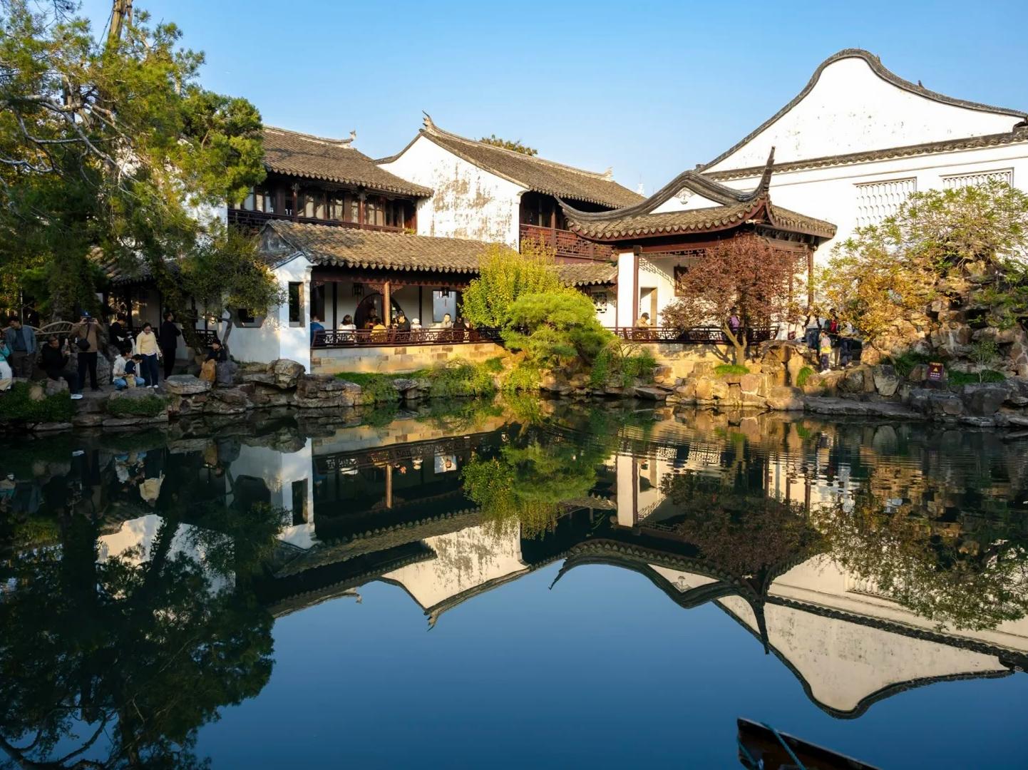 Suzhou Master of the Nets Garden Classical Chinese Garden View