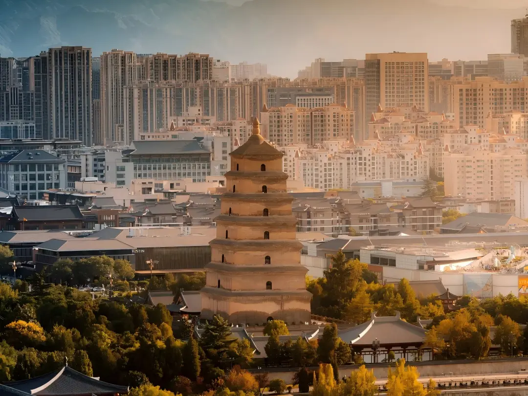 Giant Wild Goose Pagoda Xi'an