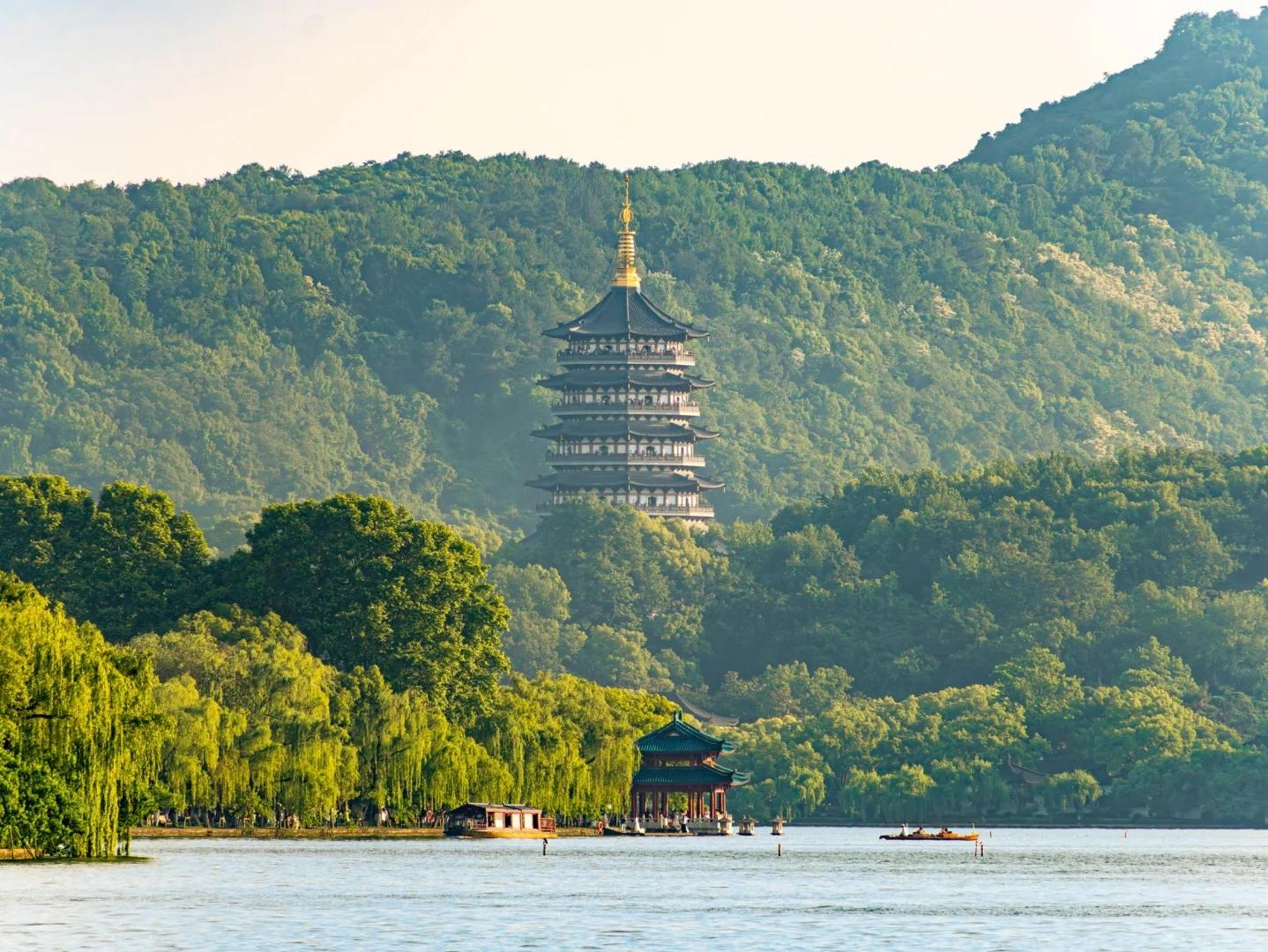 Leifeng Pagoda West Lake View Leifeng Pagoda West Lake View