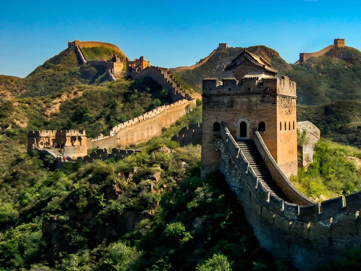 Great Wall of China scenic view Great Wall of China scenic view