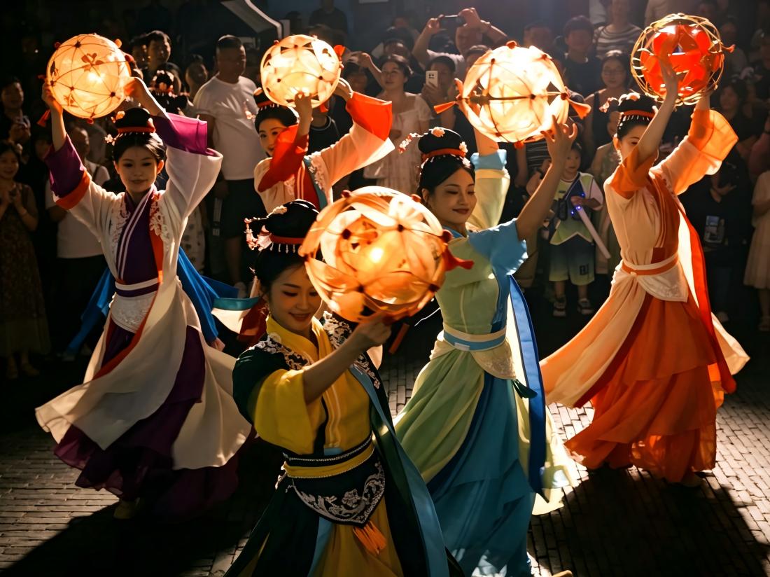 Folk Dance Show in Songcheng, Hangzhou